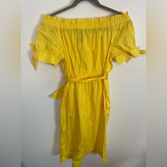 J. Crew Bright Yellow Gathered Dress - Picture 4 of 4